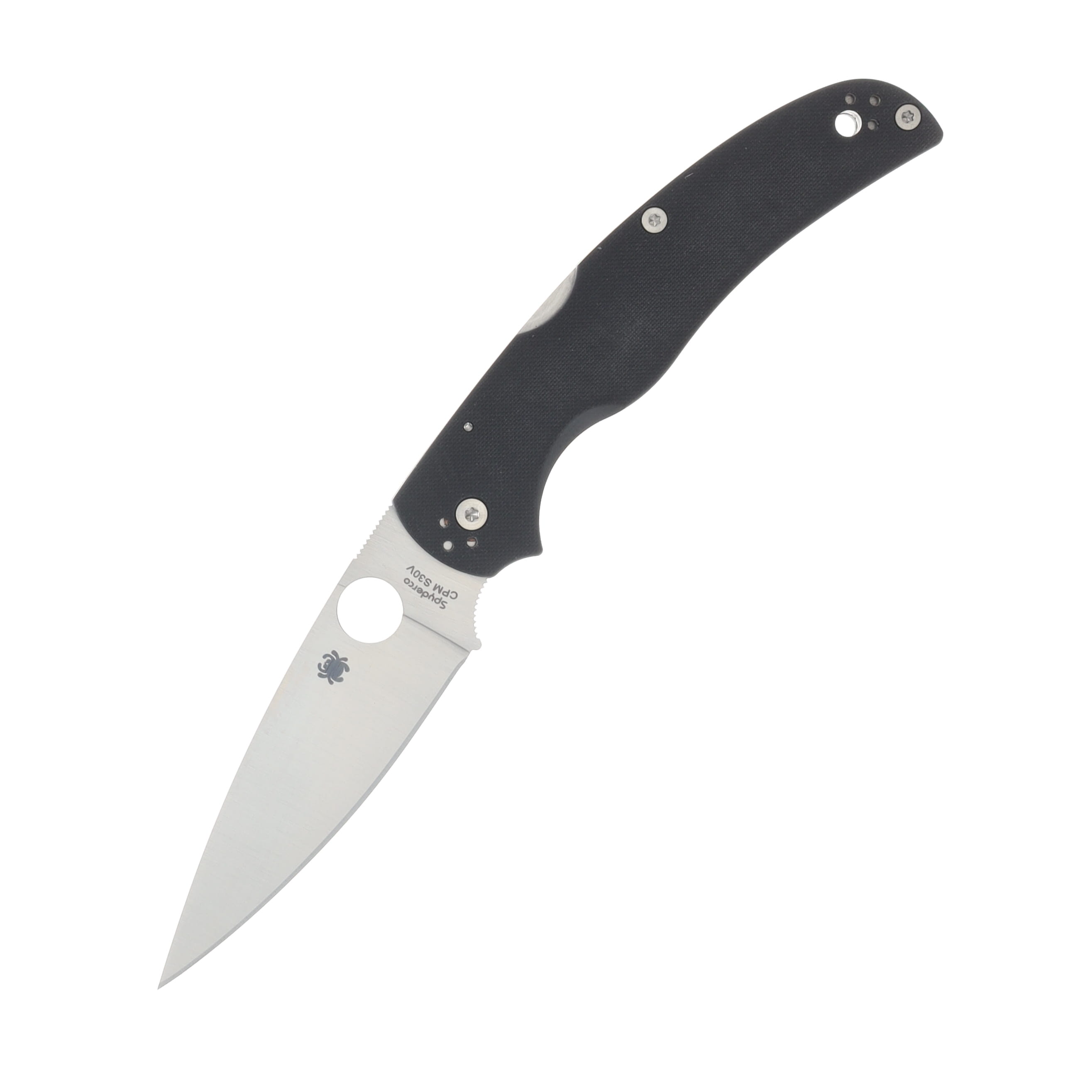Spyderco Native Chief Folding Knife 4.08 Inch Plain Satin Leaf SPC244GP View 1