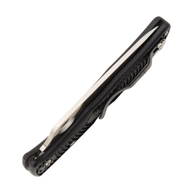 Spyderco Endura 4 Folding Knife 3.8 Inch Serrated Satin Clip Point SPC10SBK View 8
