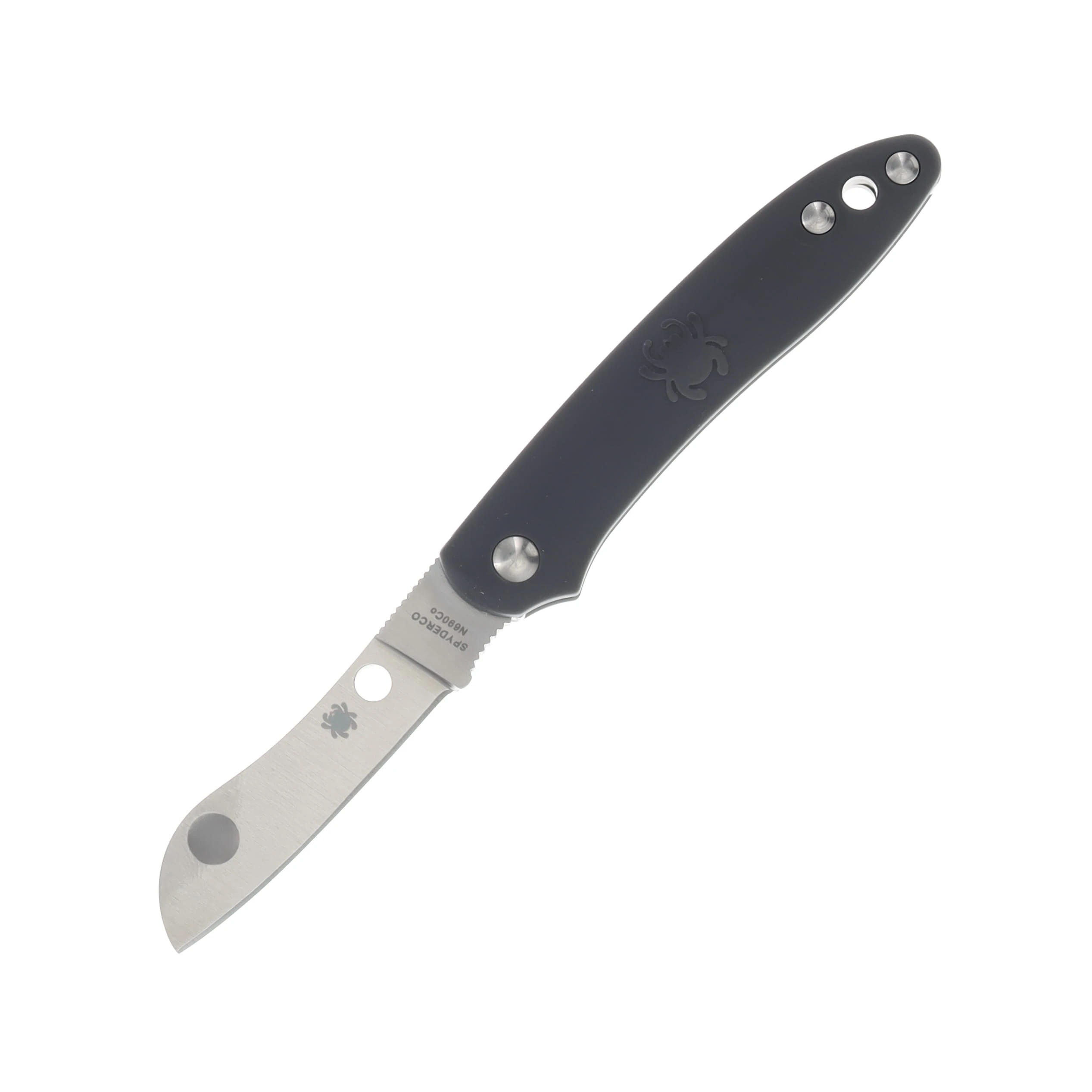 Spyderco Roadie SlipJoint Folding Knife Gray 2.09in Satin Sheepsfoot Blade SPC189GY View 1