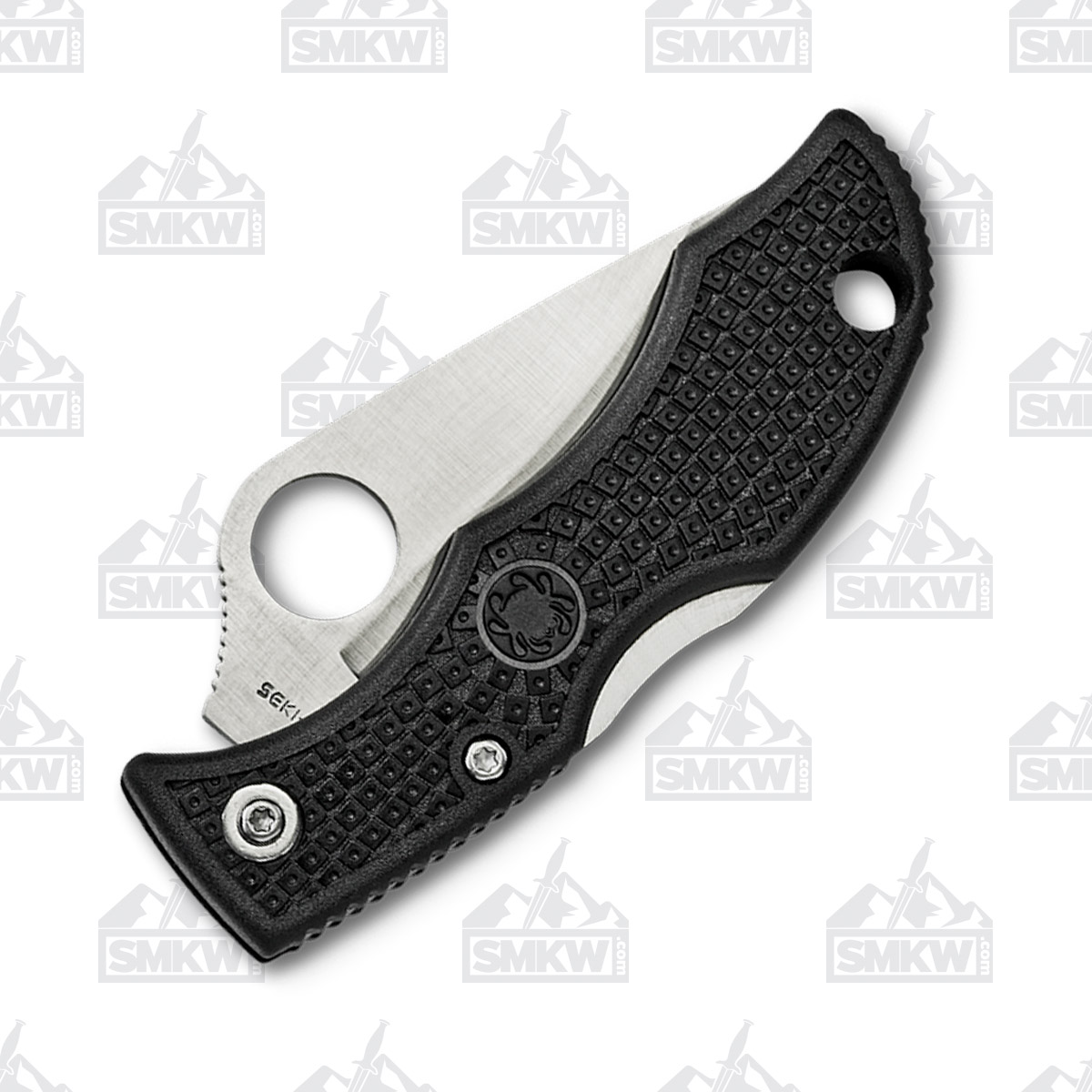 Spyderco Ladybug 3 Folding Knife 1.9 Inch Serrated Satin Clip Point SPLBKS3 View 3