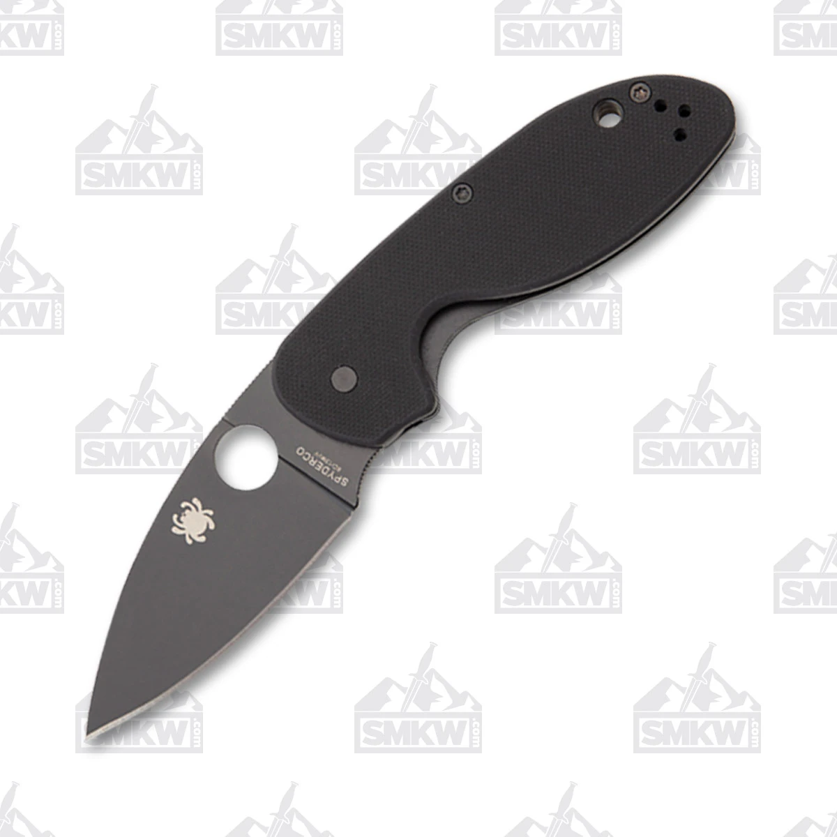 Spyderco Efficient Folding Knife Black G-10 SPC216GPBBK View 2