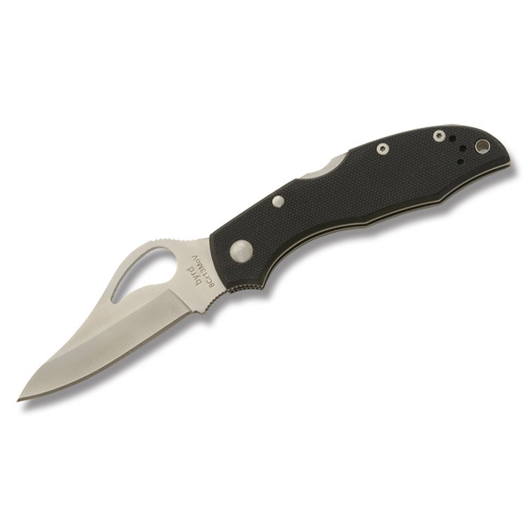 Spyderco Meadowlark 2 Folding Knife G-10 2.97in Plain Satin Clip Point SPBY04GP View 1