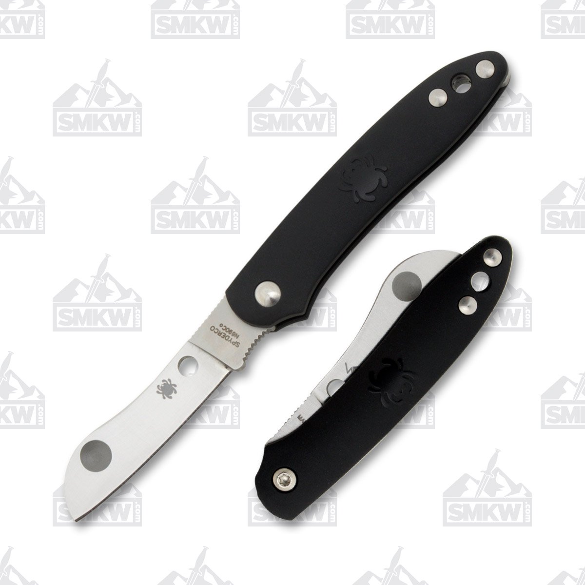 Spyderco Roadie Slip Joint Folding Knife Black SPC189BK View 1