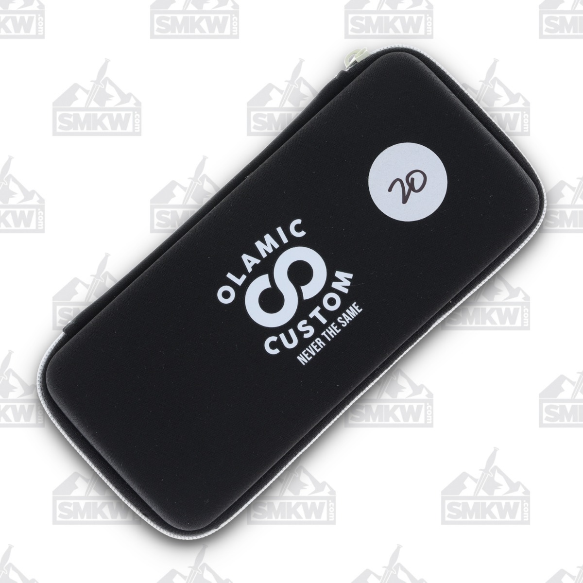 Olamic Busker Semper Folding Knife 019-S Satin Magnacut, Lava Flow FatCarbon BCF019S View 13
