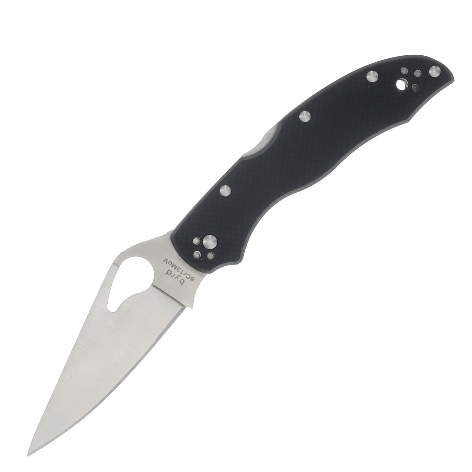 Spyderco Byrd Harrier 2 Folding Knife Plain Edge SPBY01GP2 View 1