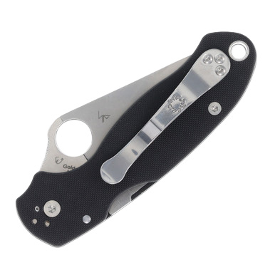 Spyderco Para 3 Folding Knife Black G-10 Handle CPM S45VN Drop Point Blade SPC223GP View 8