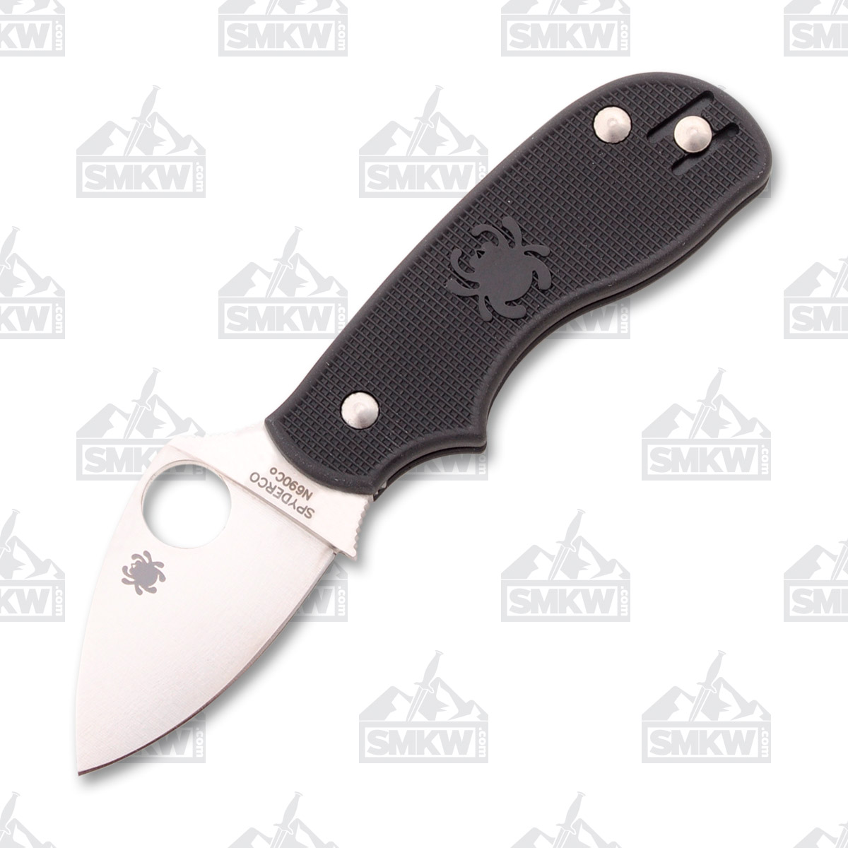 Spyderco Squeak SLIPIT Folding Knife 2 Inch Plain Satin Leaf SPC154PBK View 2
