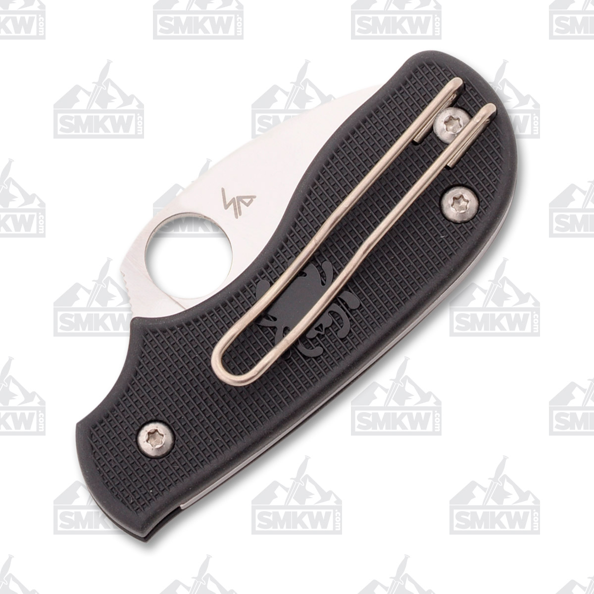 Spyderco Squeak SLIPIT Folding Knife 2 Inch Plain Satin Leaf SPC154PBK View 3