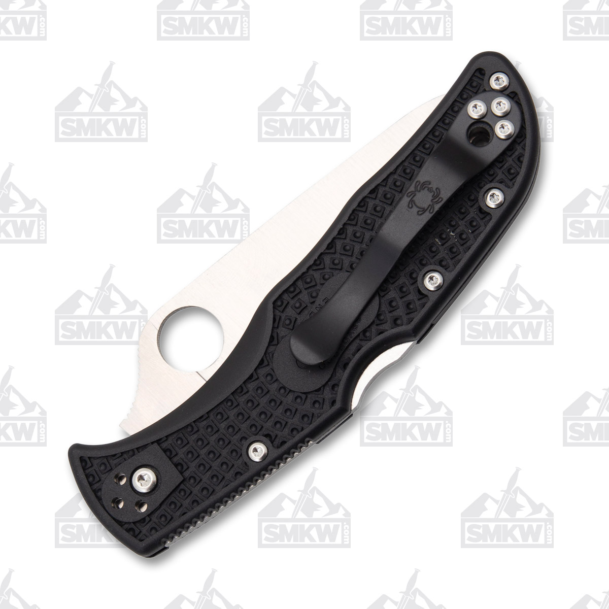 Spyderco Endela Folding Knife 3.41in Serrated Edge FGN SPC243SBK View 6
