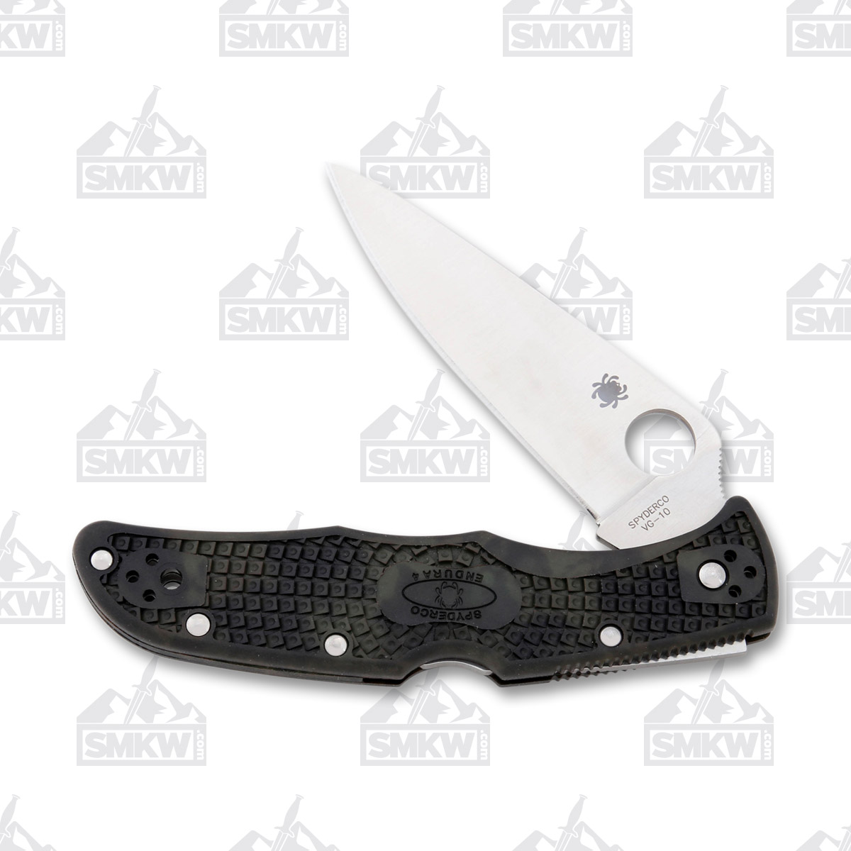 Spyderco Endura 4 Folding Knife Zome Green SPC10ZFPGR View 2