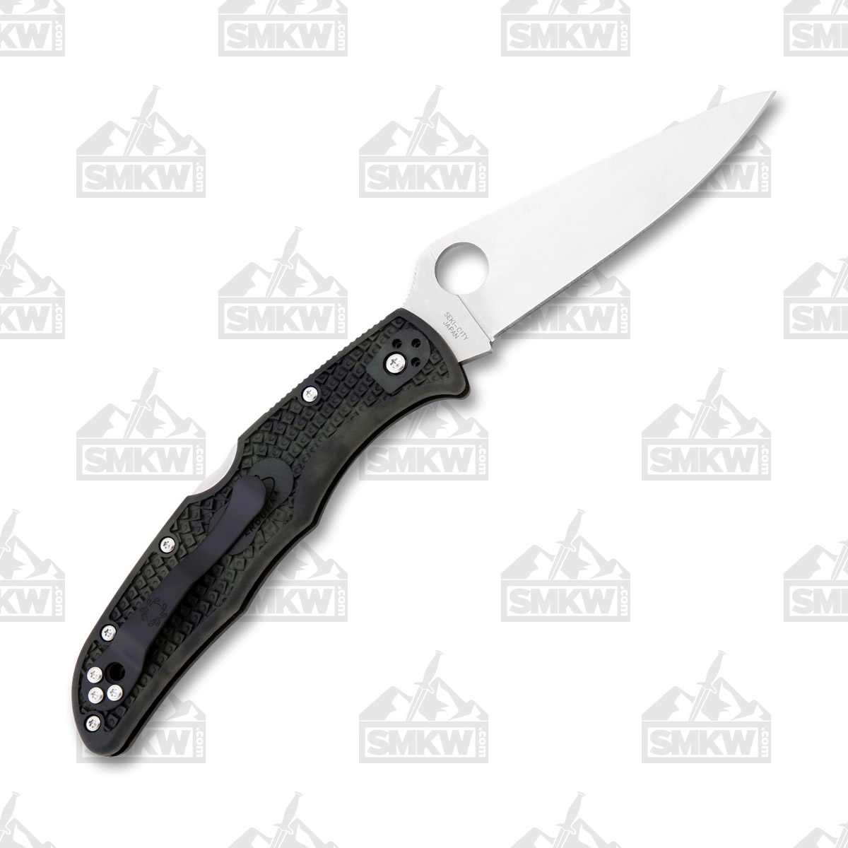 Spyderco Endura 4 Folding Knife Zome Green SPC10ZFPGR View 4