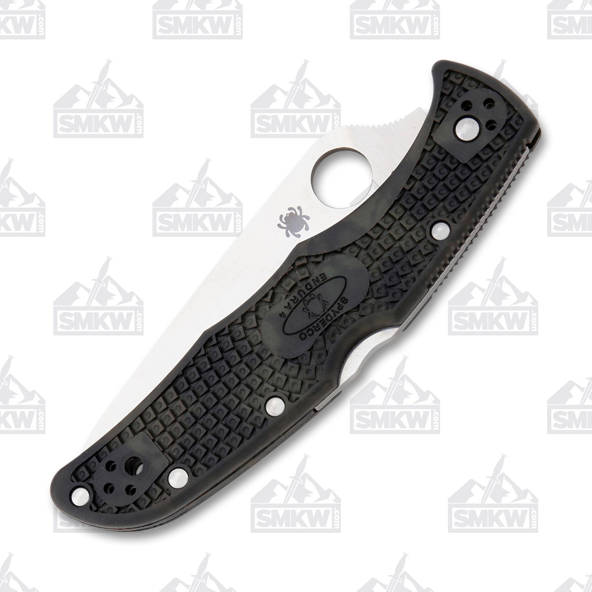 Spyderco Endura 4 Folding Knife Zome Green SPC10ZFPGR View 5