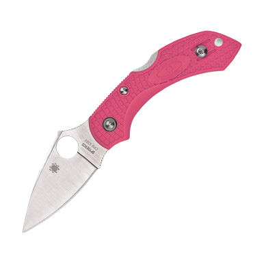 Spyderco Dragonfly 2 Lightweight Folding Knife Satin Pink FRN SPC28FPPNS30 View 2