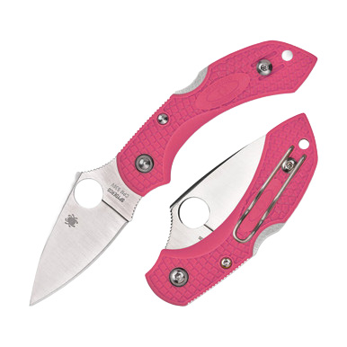 Spyderco Dragonfly 2 Lightweight Folding Knife Satin Pink FRN SPC28FPPNS30 View 1