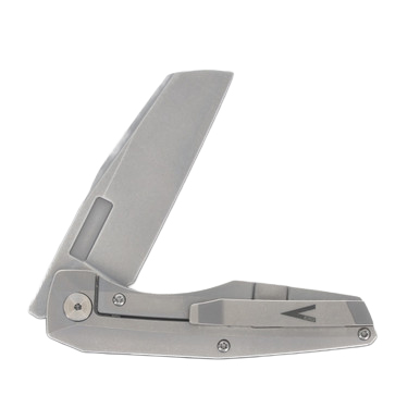 Vero Axon Framelock Folding Knife Stonewash M390/Stonewash Titanium View 6