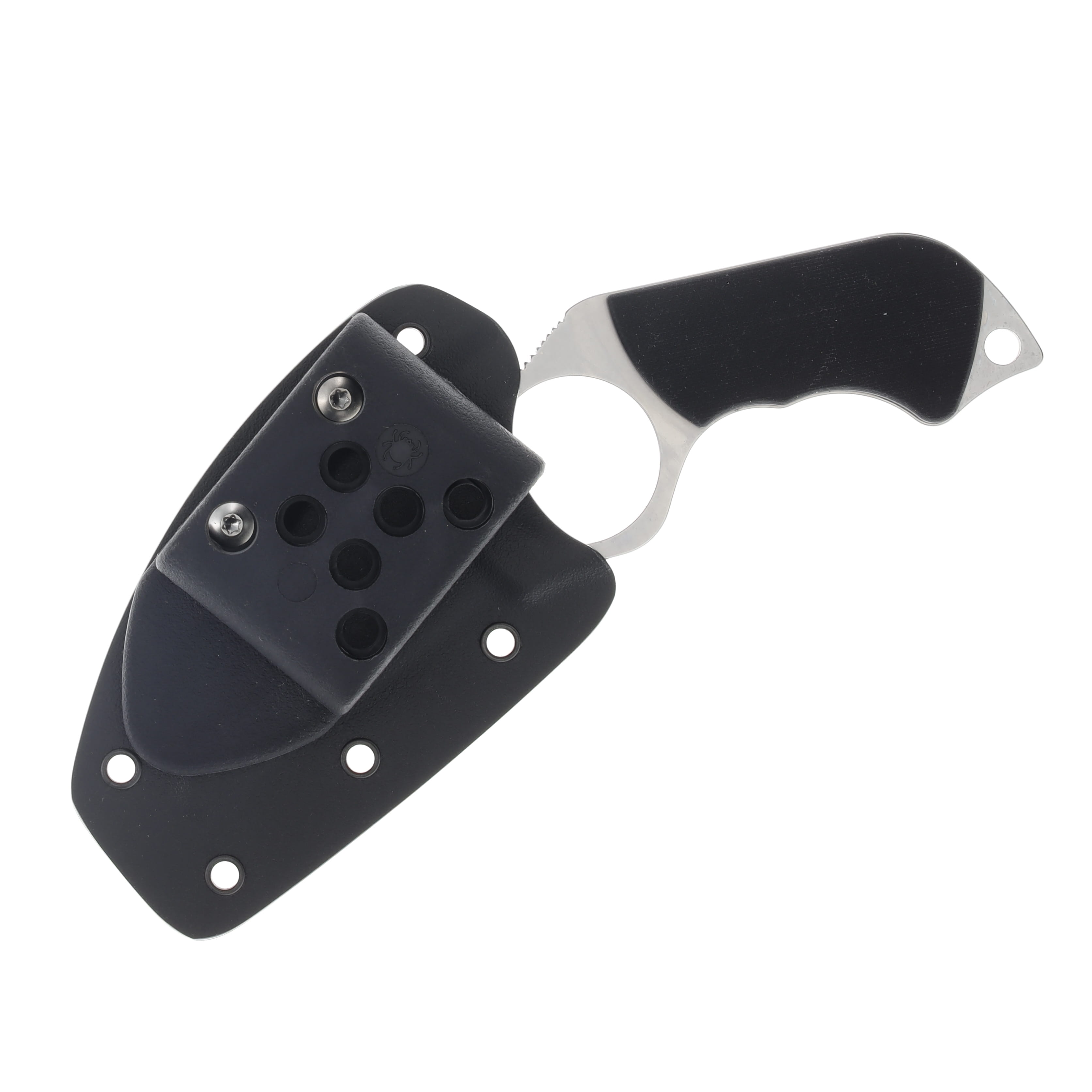 Spydecro Swick 5 Large Fixed Blade Knife 2.73in Serrated Wharncliffe SPFB14S5 View 4