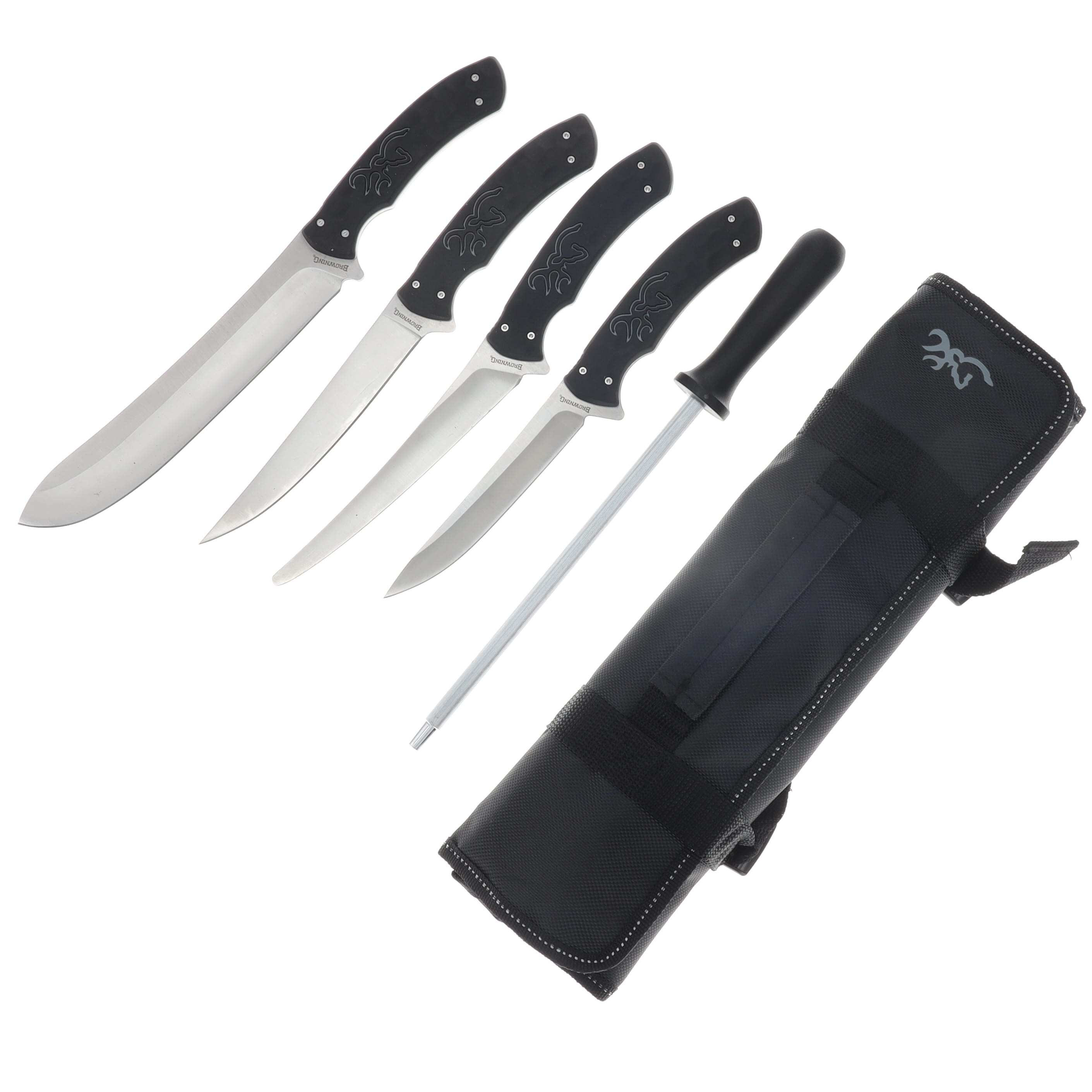 Browning Primal Fish and Game Butcher Set with Black Nylon Storage Case BN3220446 View 1