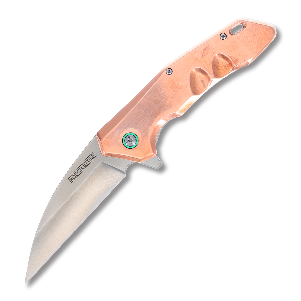 Rough Ryder Copper Wharncliffe Linerlock Folding Knife RR2238 View 1