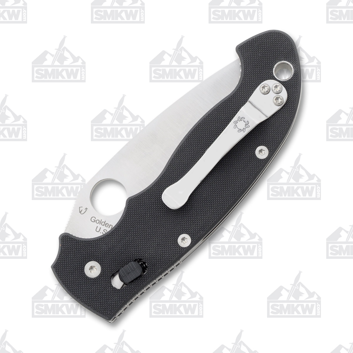 Spyderco Manix 2 XL Folding Knife 3.85in Plain Edge G10 SPC95GP2 View 3