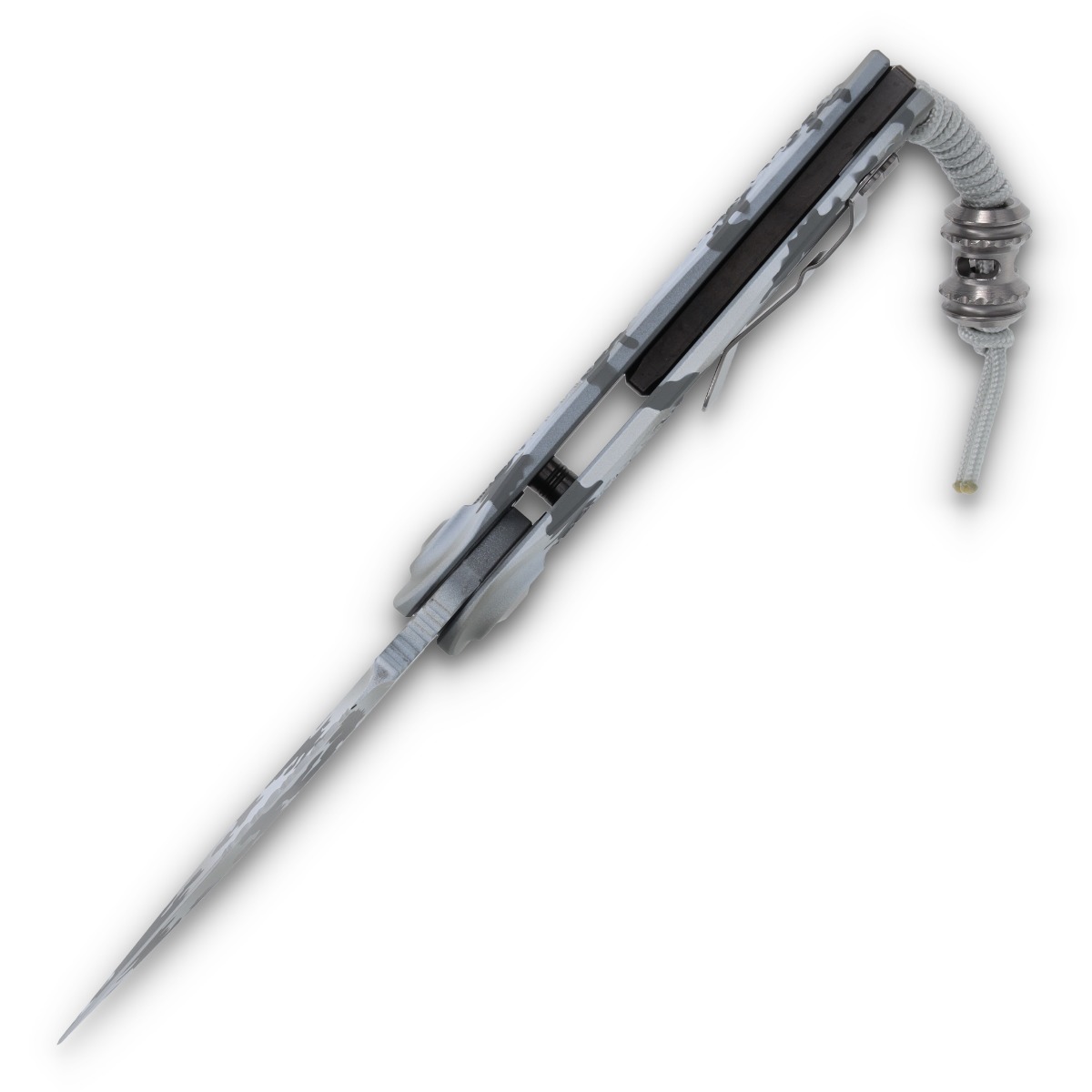 Microtech Stitch Out-the-Side Automatic Knife Arctic Camo Partially Serrated AUMT1692ACS View 8