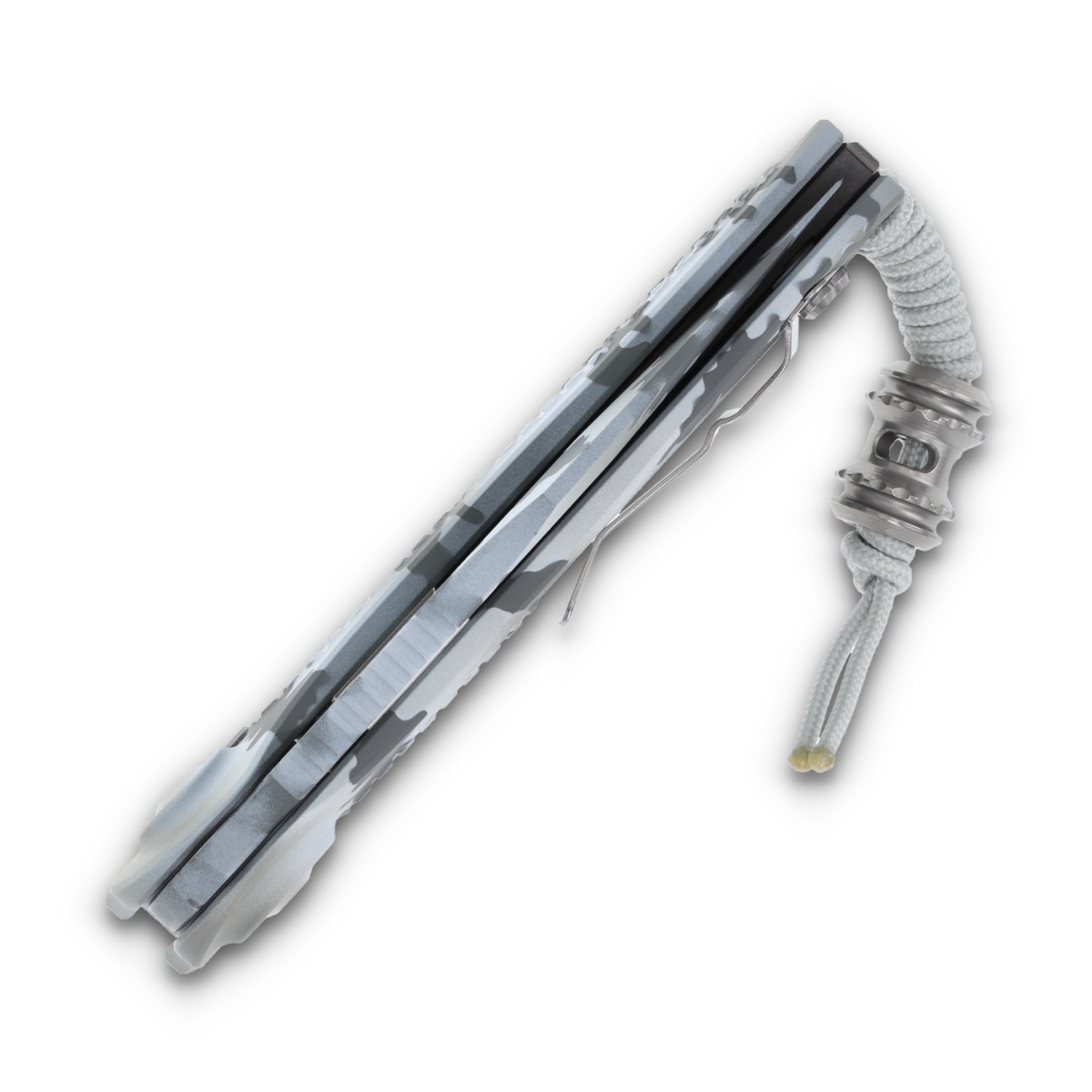 Microtech Stitch Out-the-Side Automatic Knife Arctic Camo Partially Serrated AUMT1692ACS View 5