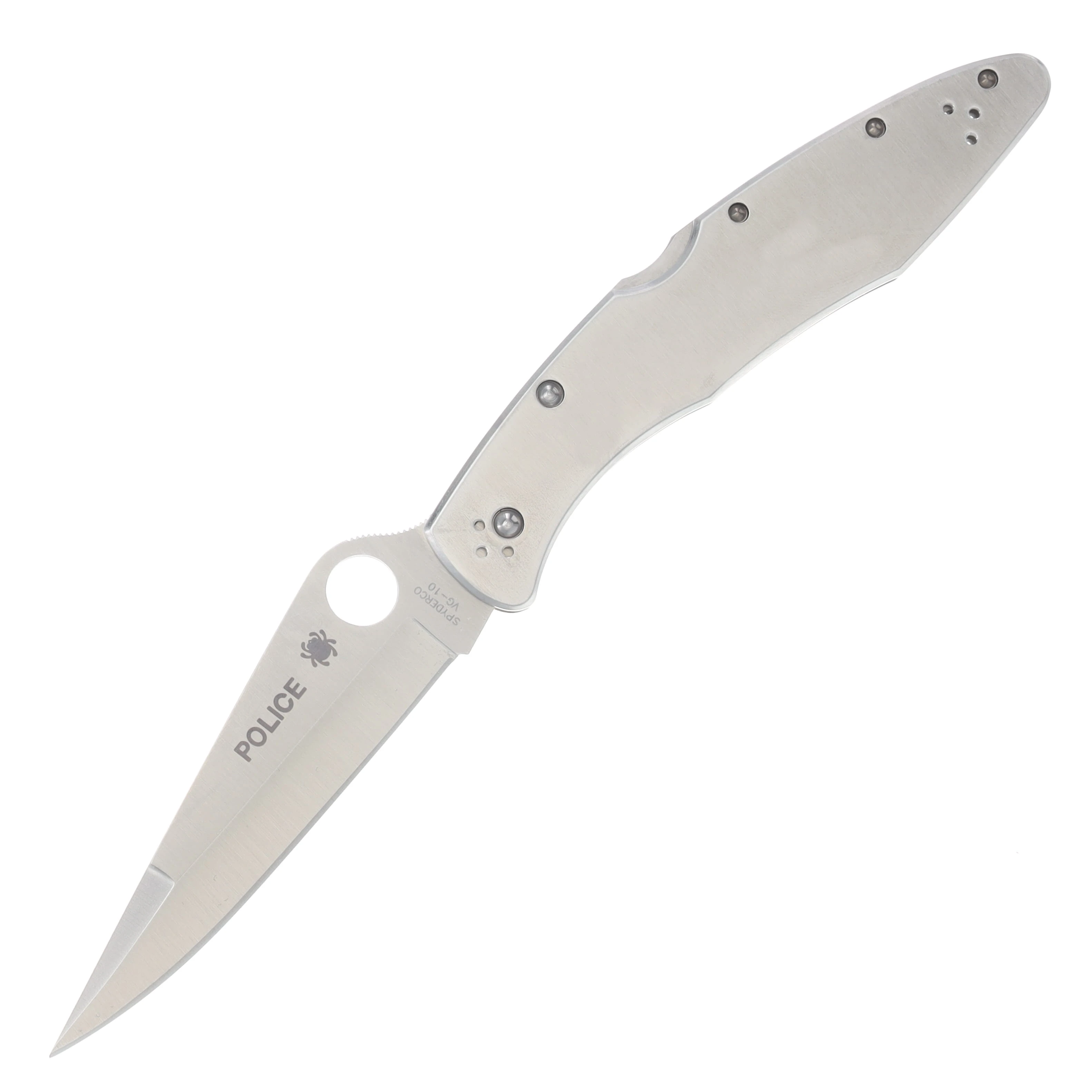 Spyderco Police Stainless Steel Folding Knife SP07P View 1