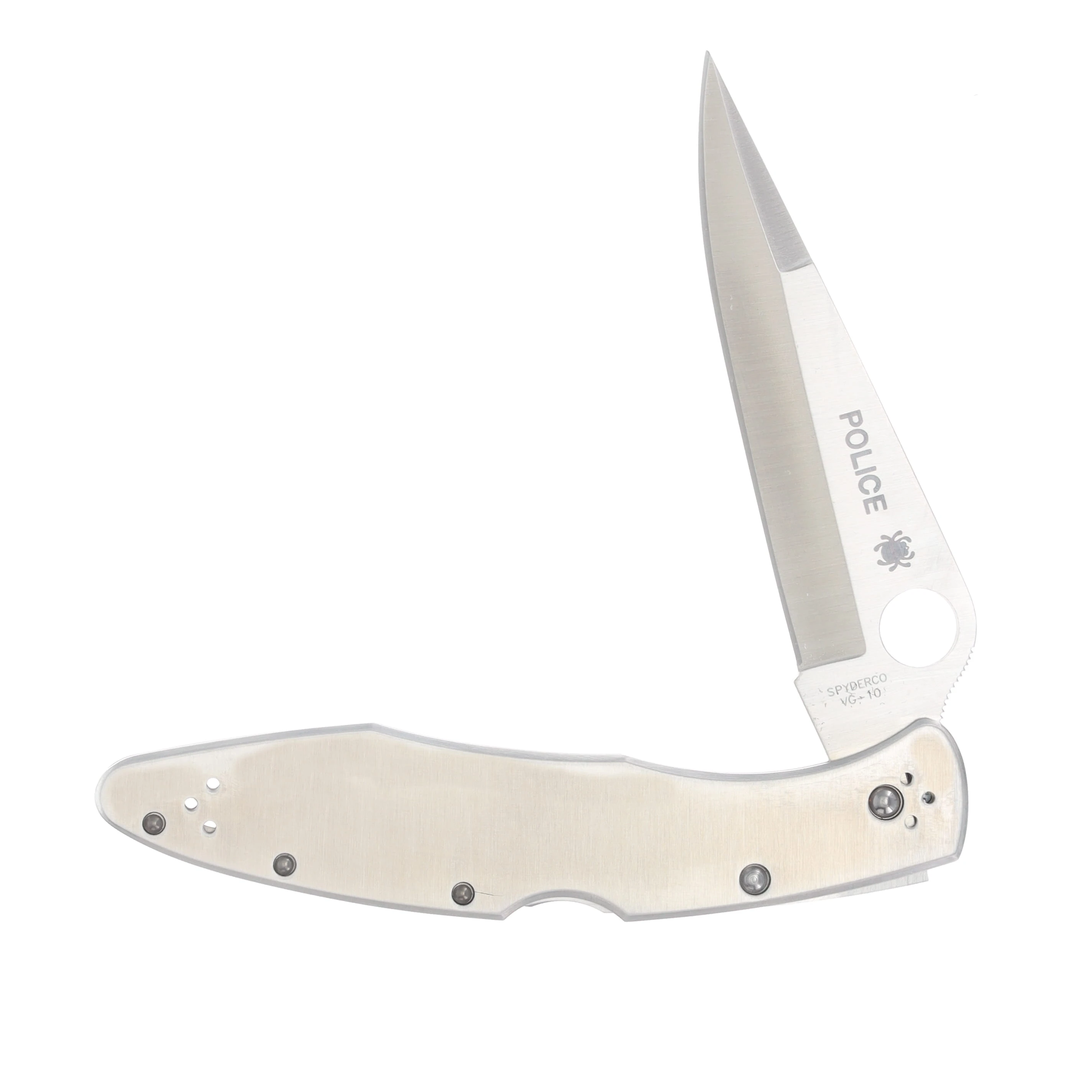 Spyderco Police Stainless Steel Folding Knife SP07P View 3