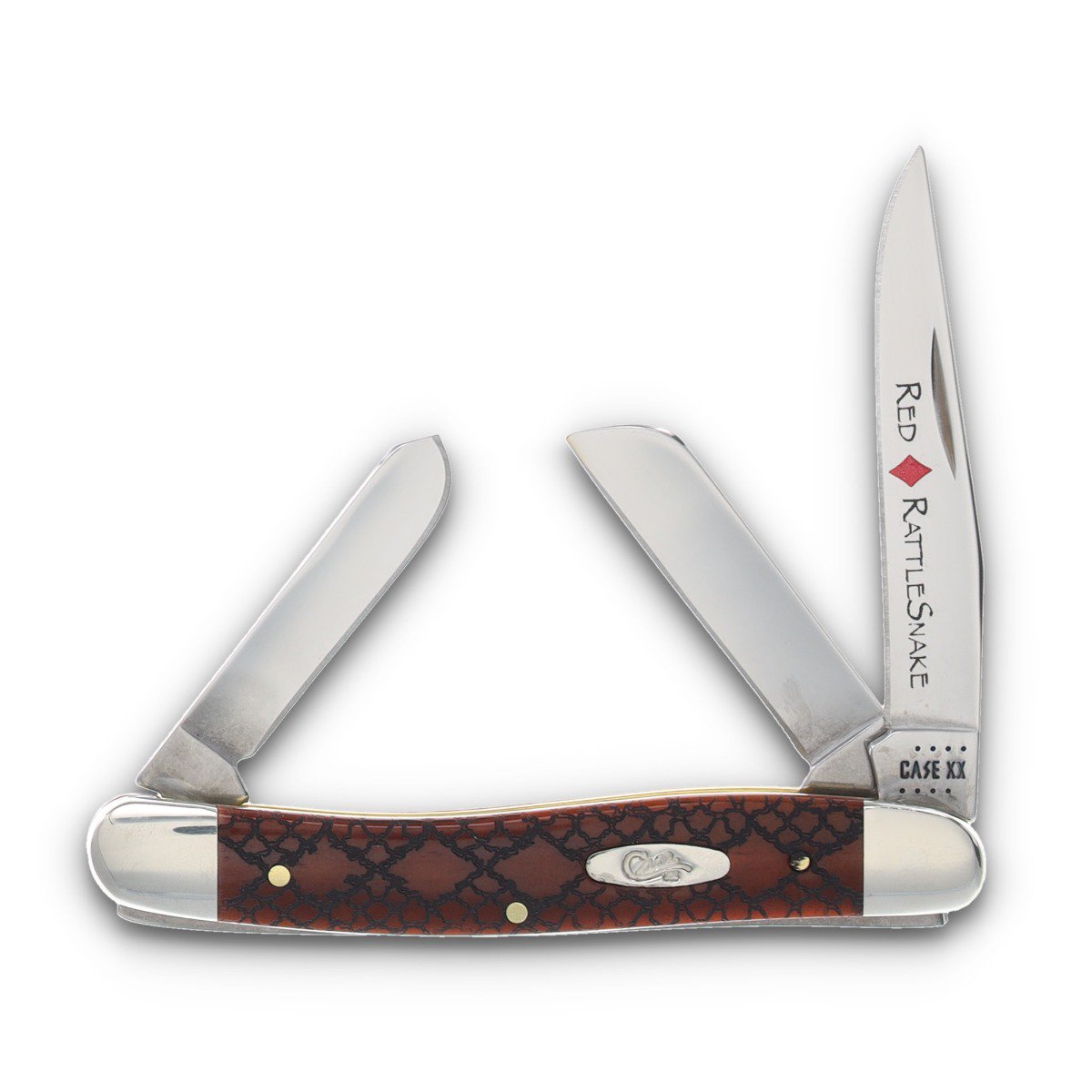Case Red Rattler 2023 Edition Medium Stockman Folding Knife (SMKW Exclusive) CA28701RR View 1