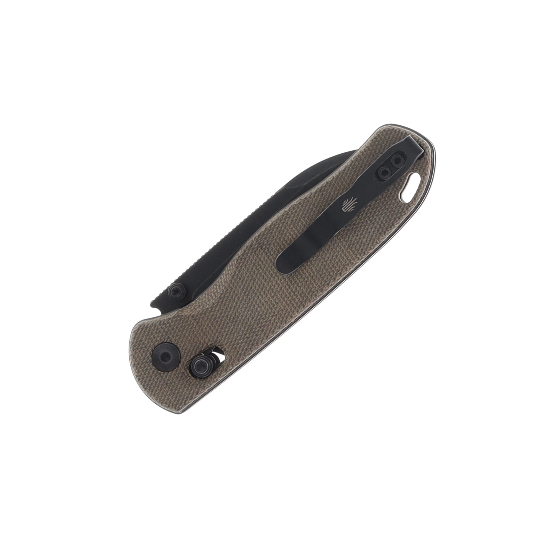 Kizer Drop Bear Clutch Lock Folding Knife (Green Micarta) V3619C4 View 4