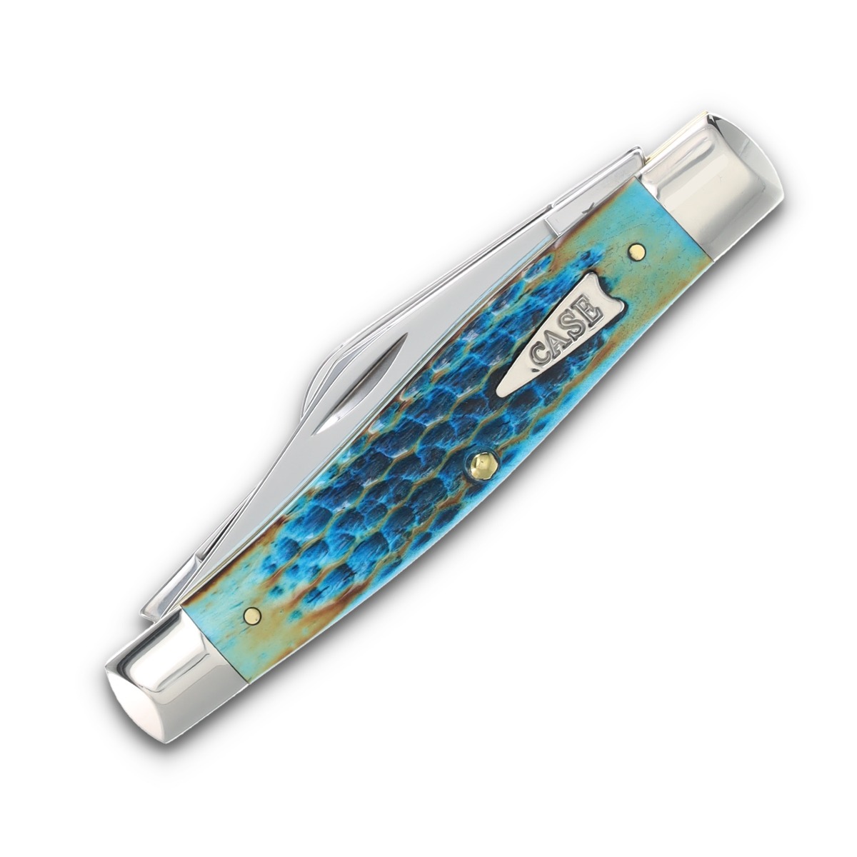 Case XX SMKW Exclusive Sea Dragon Bone Large Stockman Folding Knife View 3