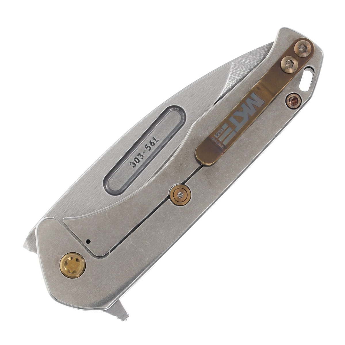 Medford Praetorian Swift FL Folding Knife 3.37in Drop Point Green MKFF2064TD-40TM-T1C1-Q4 View 2