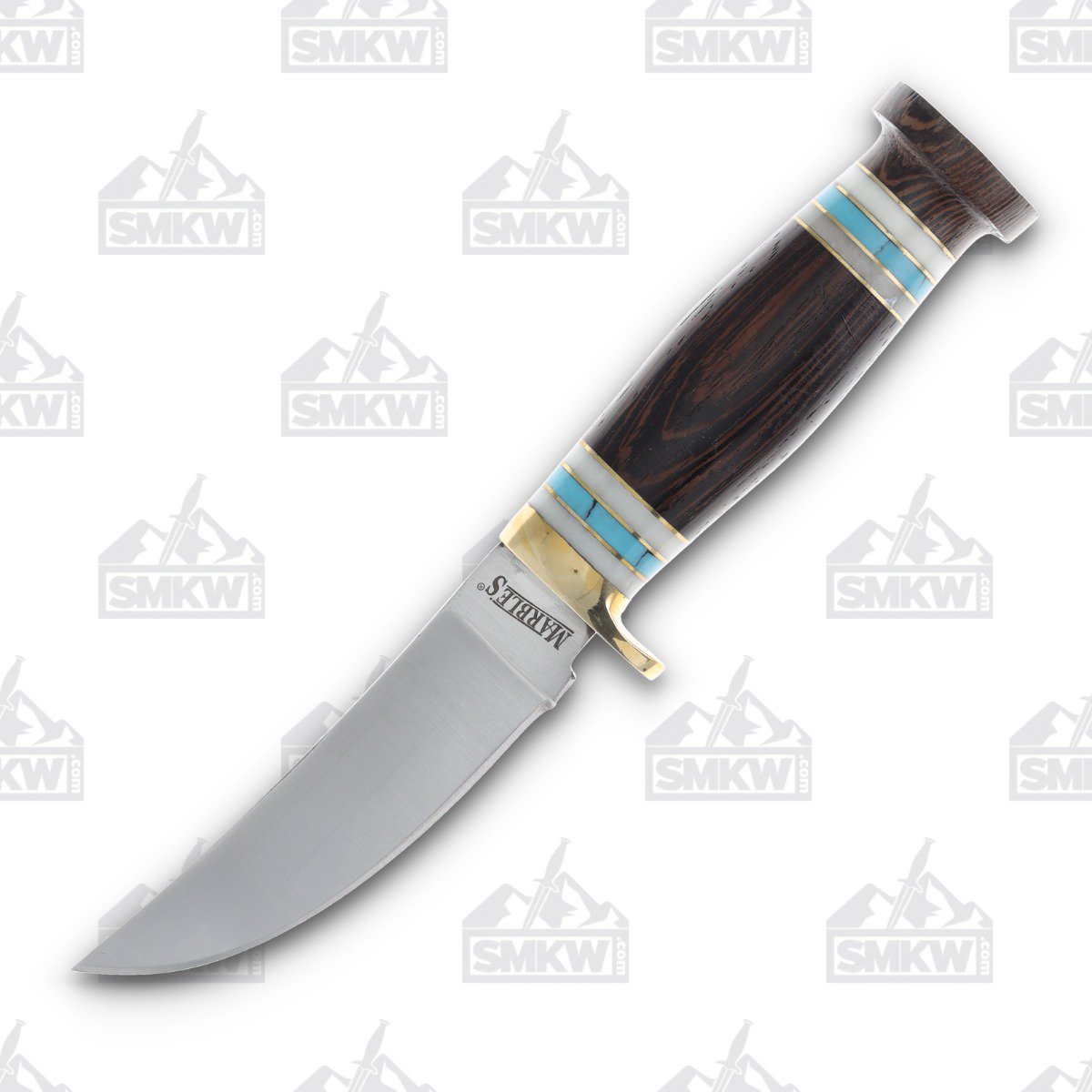 Marbles Turquoise Hunter Fixed Blade 10in Clip Point Stainless Steel MR633 View 1