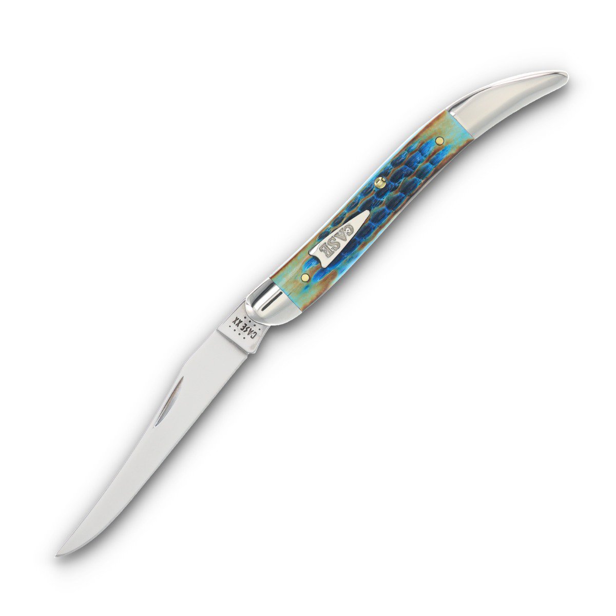 Case XX SMKW Exclusive Sea Dragon Bone Medium Texas Toothpick Folding Knife View 3