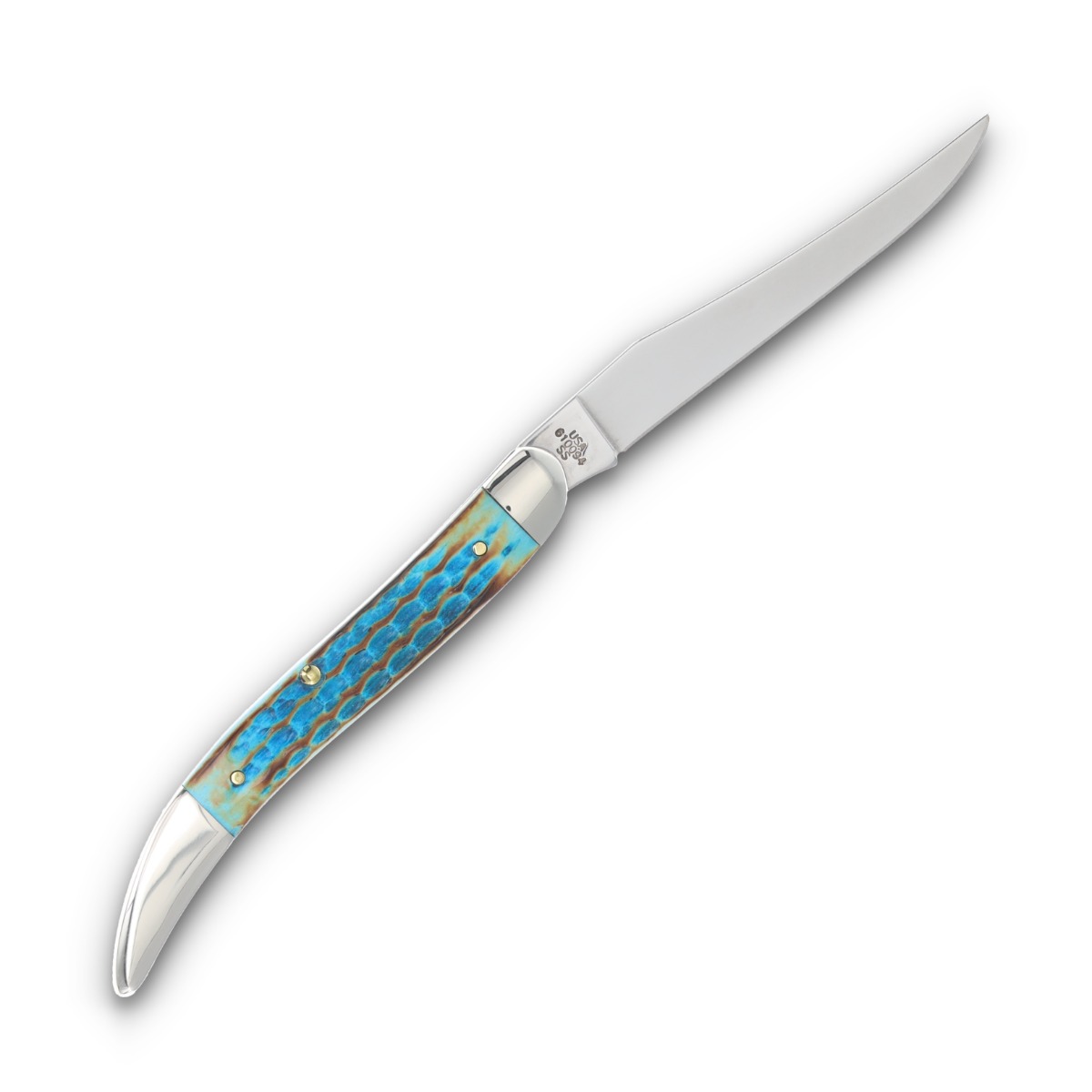 Case XX SMKW Exclusive Sea Dragon Bone Medium Texas Toothpick Folding Knife View 4