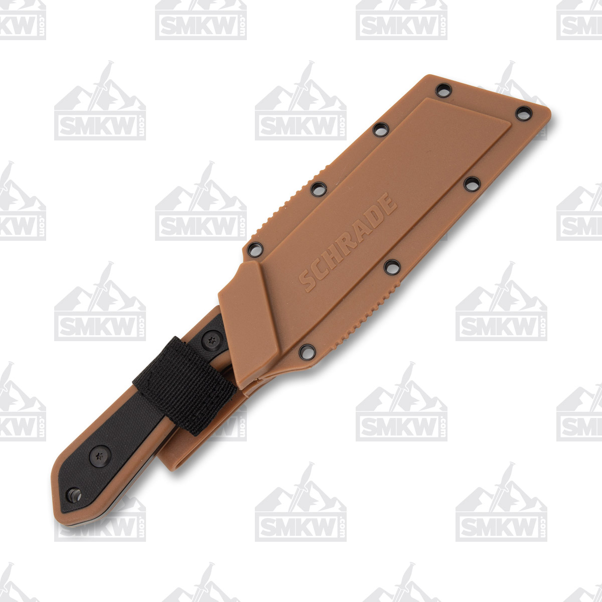 Schrade Fixed Blade Black Oxide Cleaver/Tan GFN 1124288 View 5