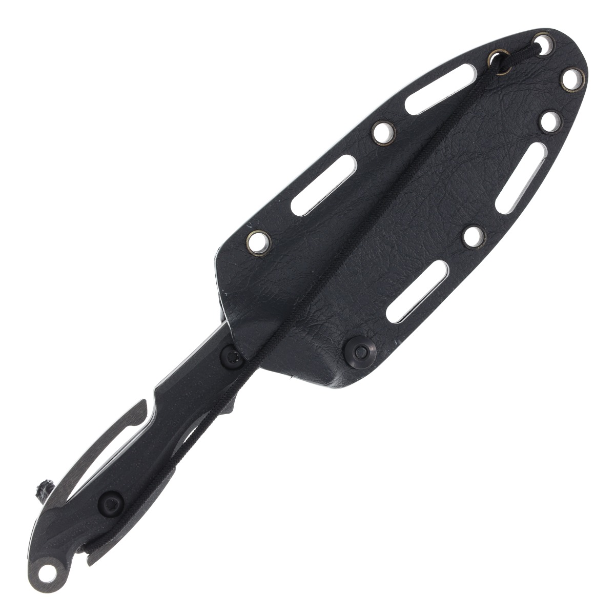 Toor Marine Utility Fighting (M.U.F.) Diver Fixed Blade Knife (Carbon Black) MUFDC View 6