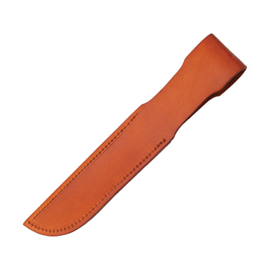 Straight 7-Inch Brown Leather Knife Sheath SH1136 View 2