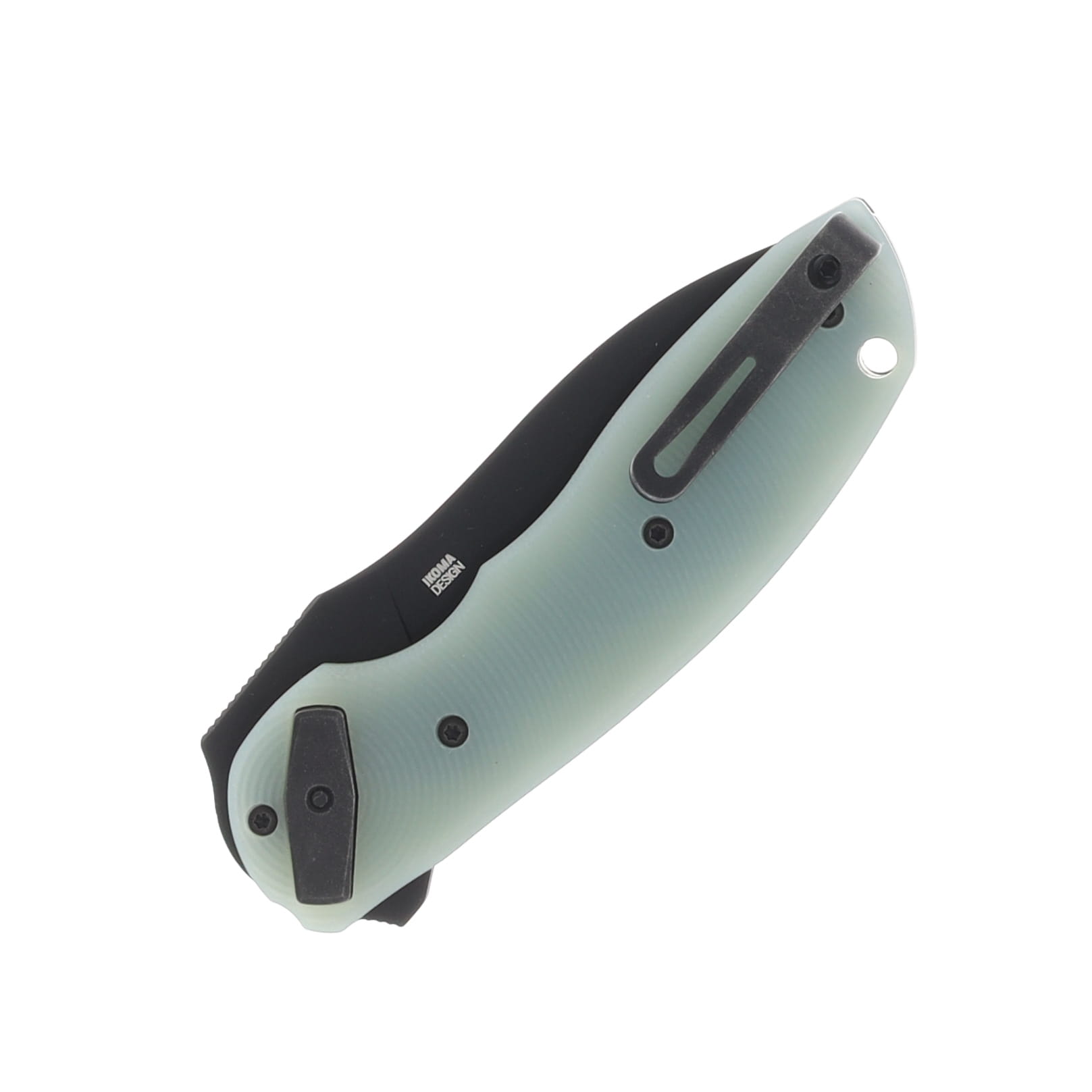 CRKT Bot Assisted Folding Knife Jade G10 2.21in Drop Point CR5420 View 5