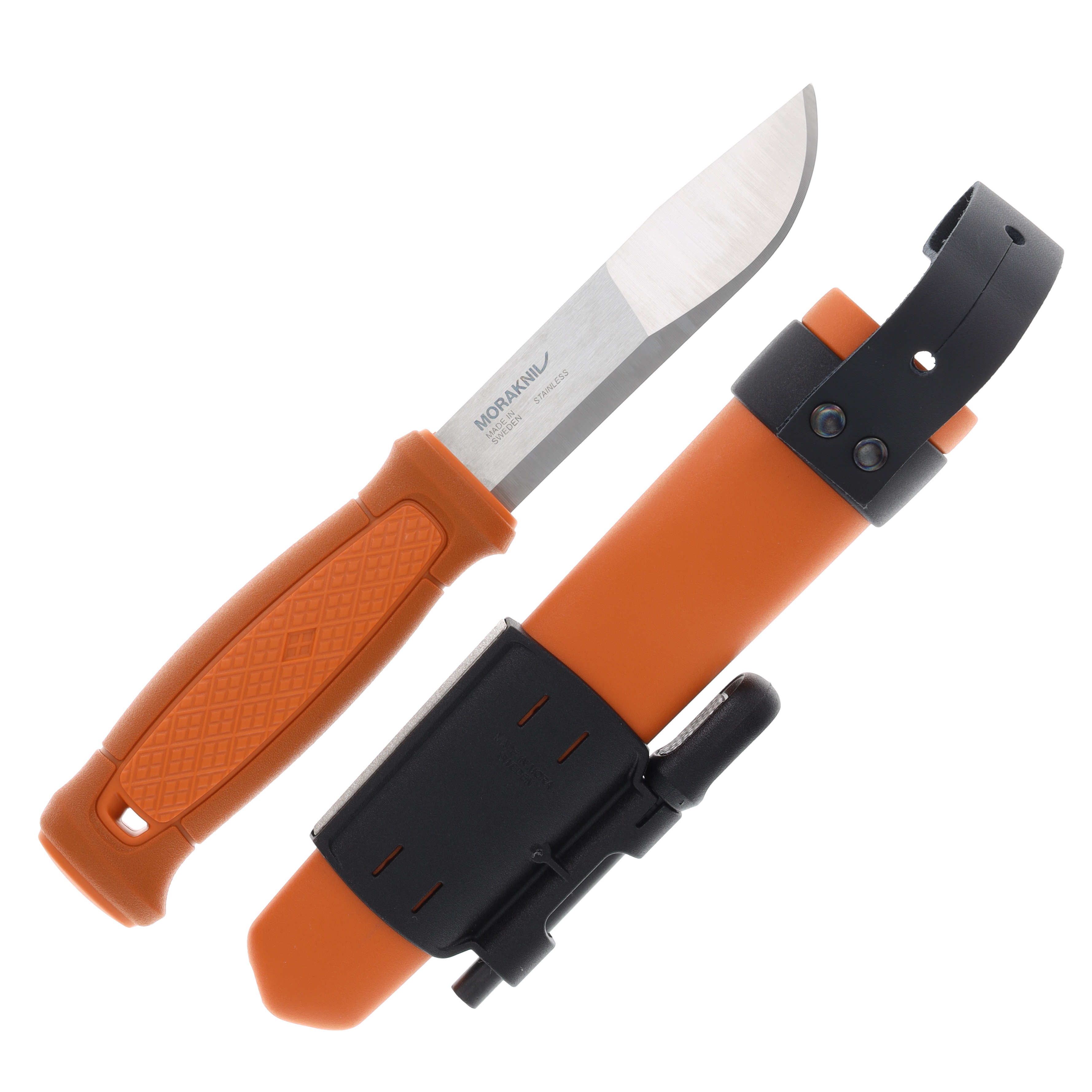 Morakniv Kansbol Survival Knife Kit - Orange - 4.3in Fixed Blade FS13913 View 4