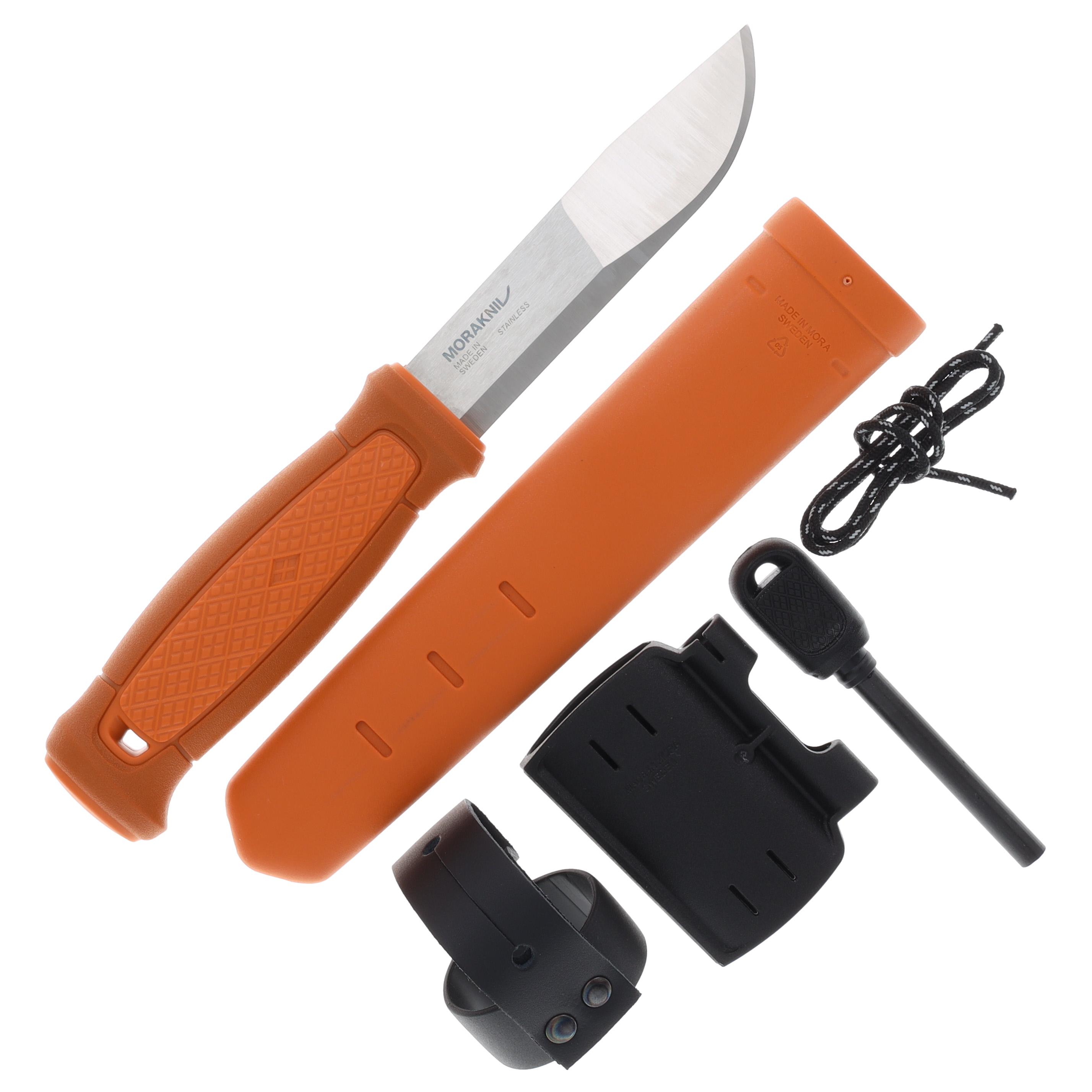 Morakniv Kansbol Survival Knife Kit - Orange - 4.3in Fixed Blade FS13913 View 2