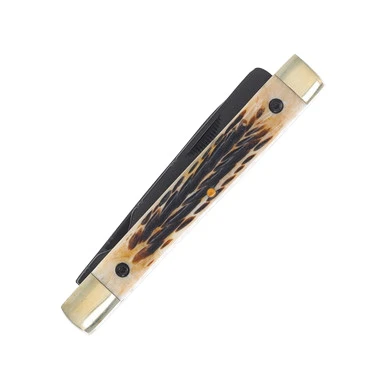 Frost Silverhorse Stoneworks Jigged Stag Bone Doctor's Knife View 4