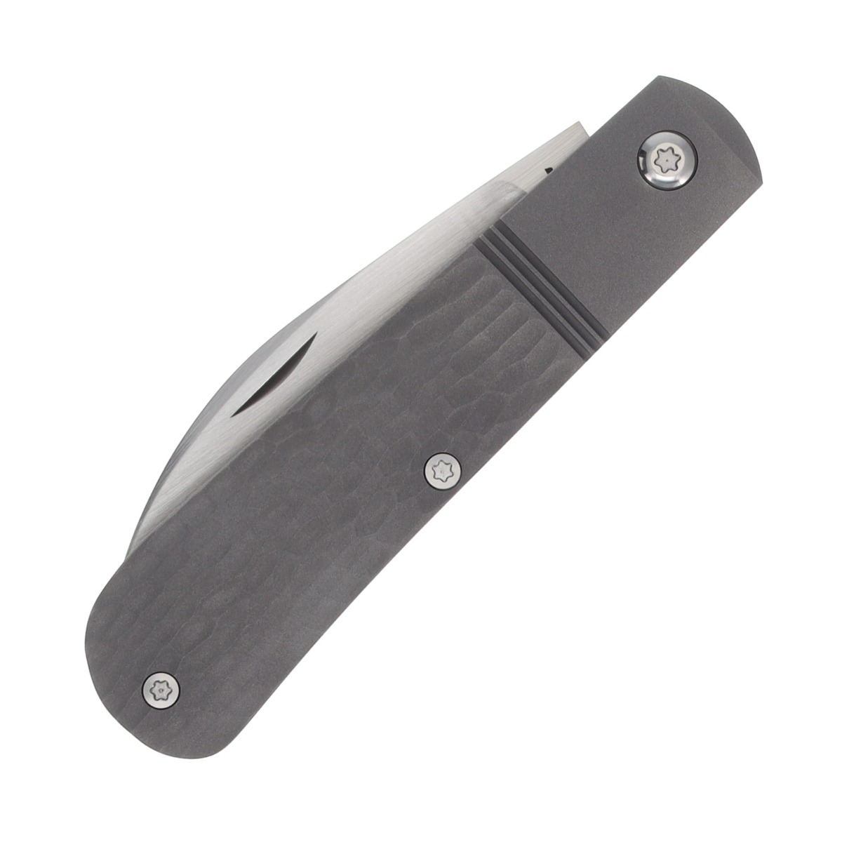 Jack Wolf Laid Back Jack Folding Knife Jigged Titanium Satin LAIDB-02-TI-JIG View 5