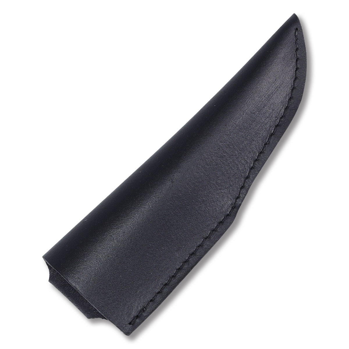 Komoran Dyed Burlwood Fixed Knife Green – Brown 3.5in Plain Satin Drop Point KO025 View 3