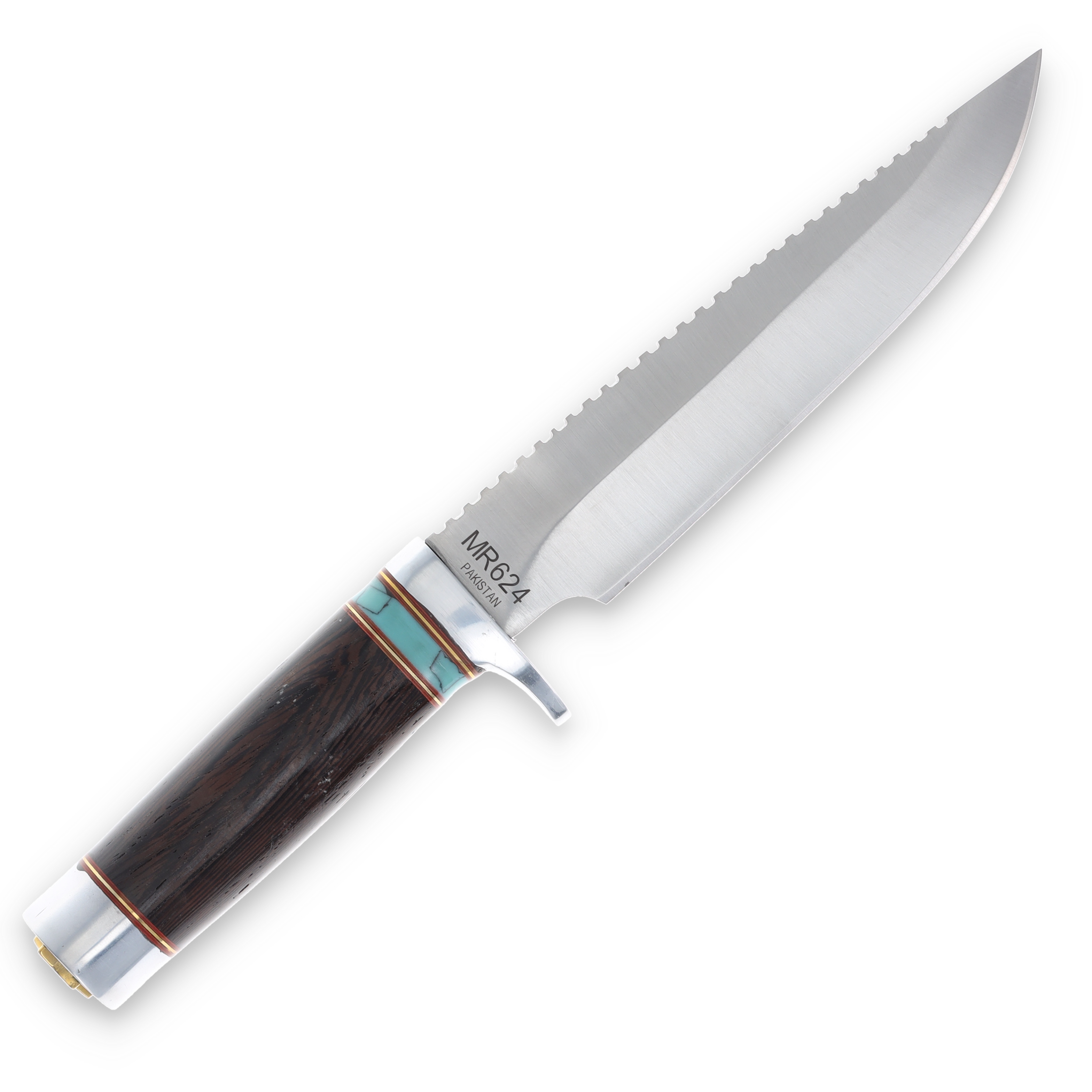 Marble's Sawback Wood Handle Bowie MR624 View 2