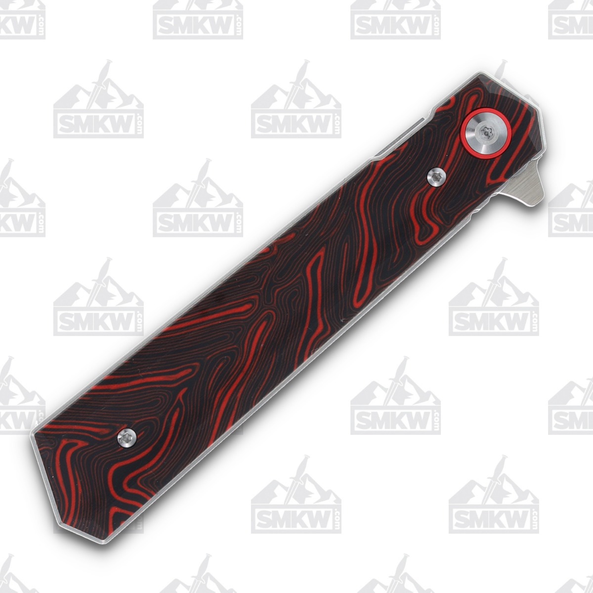 Rough Ryder Reserve Red and Black G-10 Linerlock Folding Knife RRR033 View 6