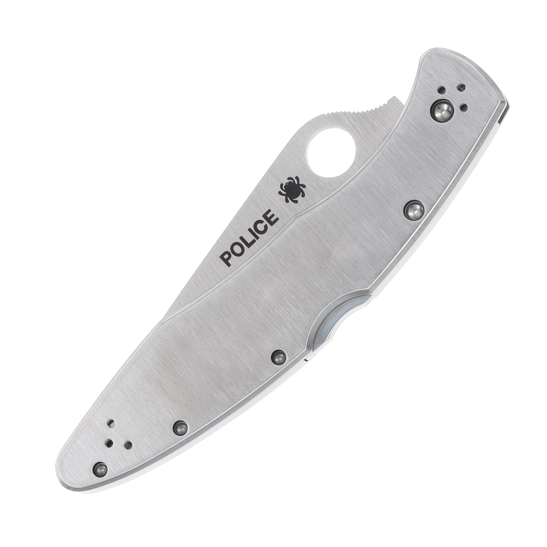 Spyderco Police Stainless SpyderEdge SP07S View 5