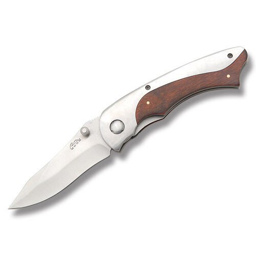 Rite Edge Air Wing Folding Knife with Wood Accent 3.13in Blade 210497 View 1