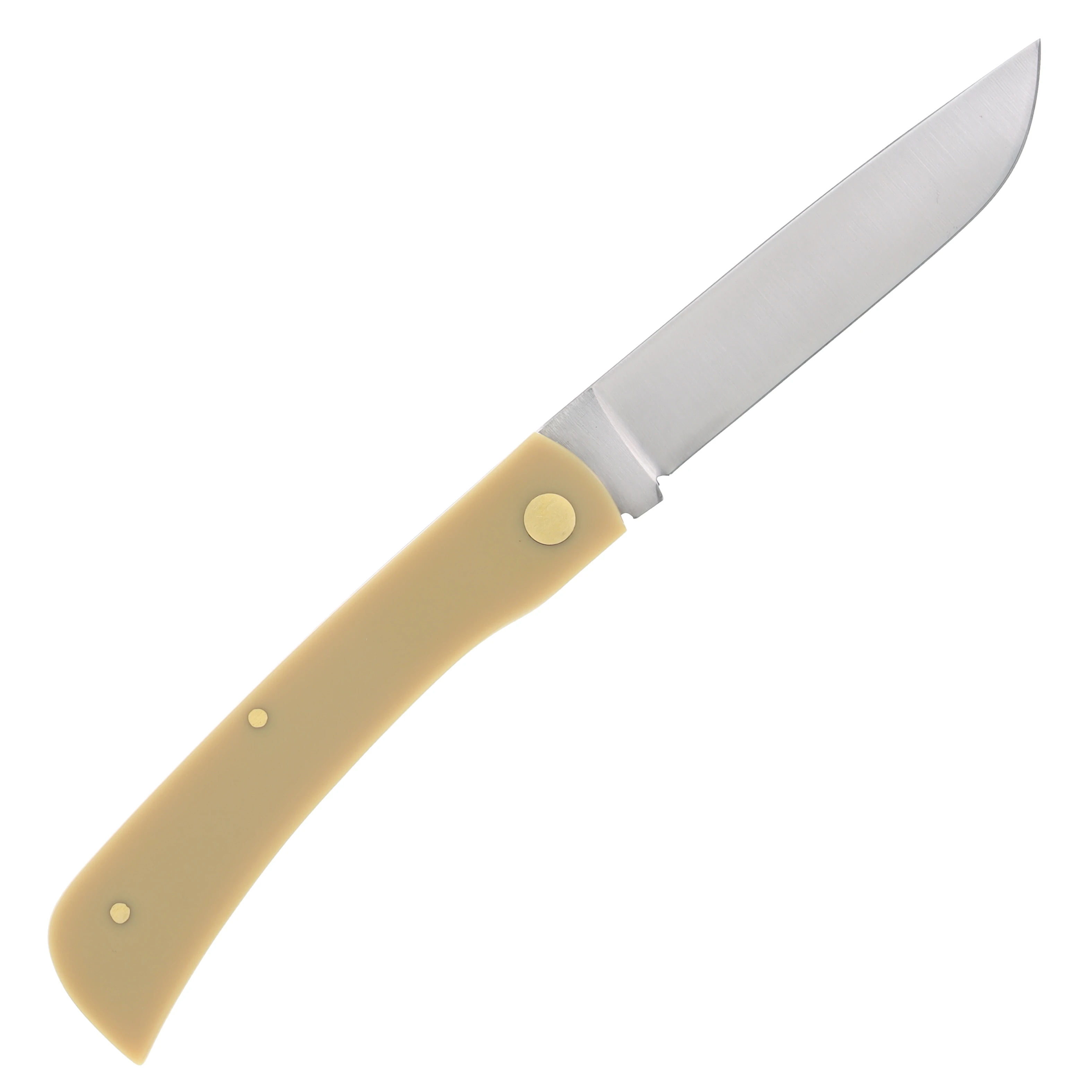 Eye Brand Clodbuster Folding Knife 3.8in Plain Edge Yellow Composition EB99Y View 4
