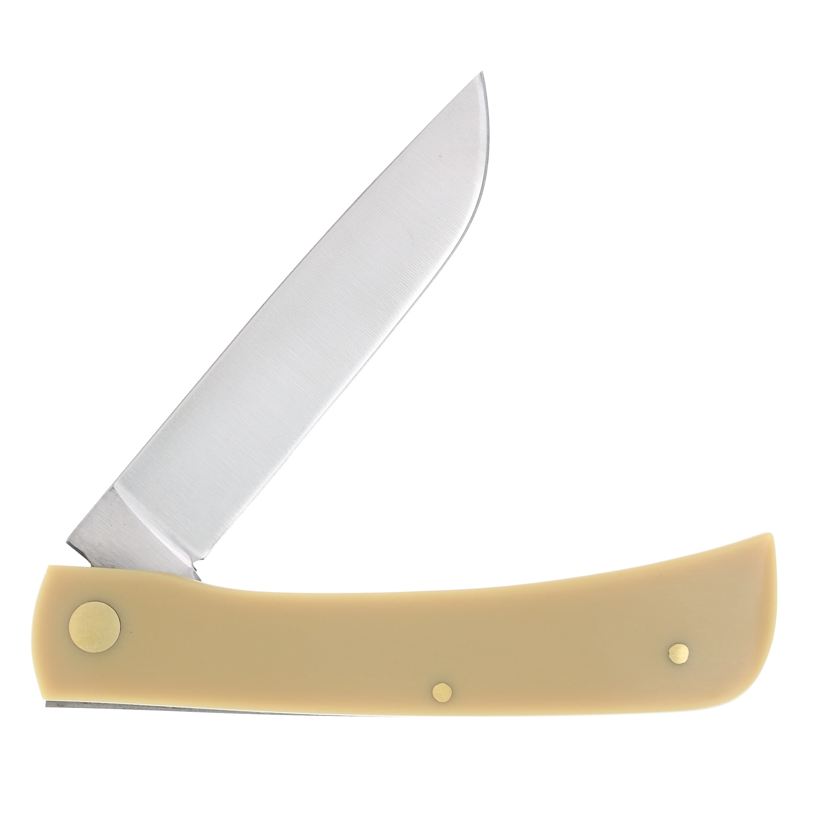 Eye Brand Clodbuster Folding Knife 3.8in Plain Edge Yellow Composition EB99Y View 2