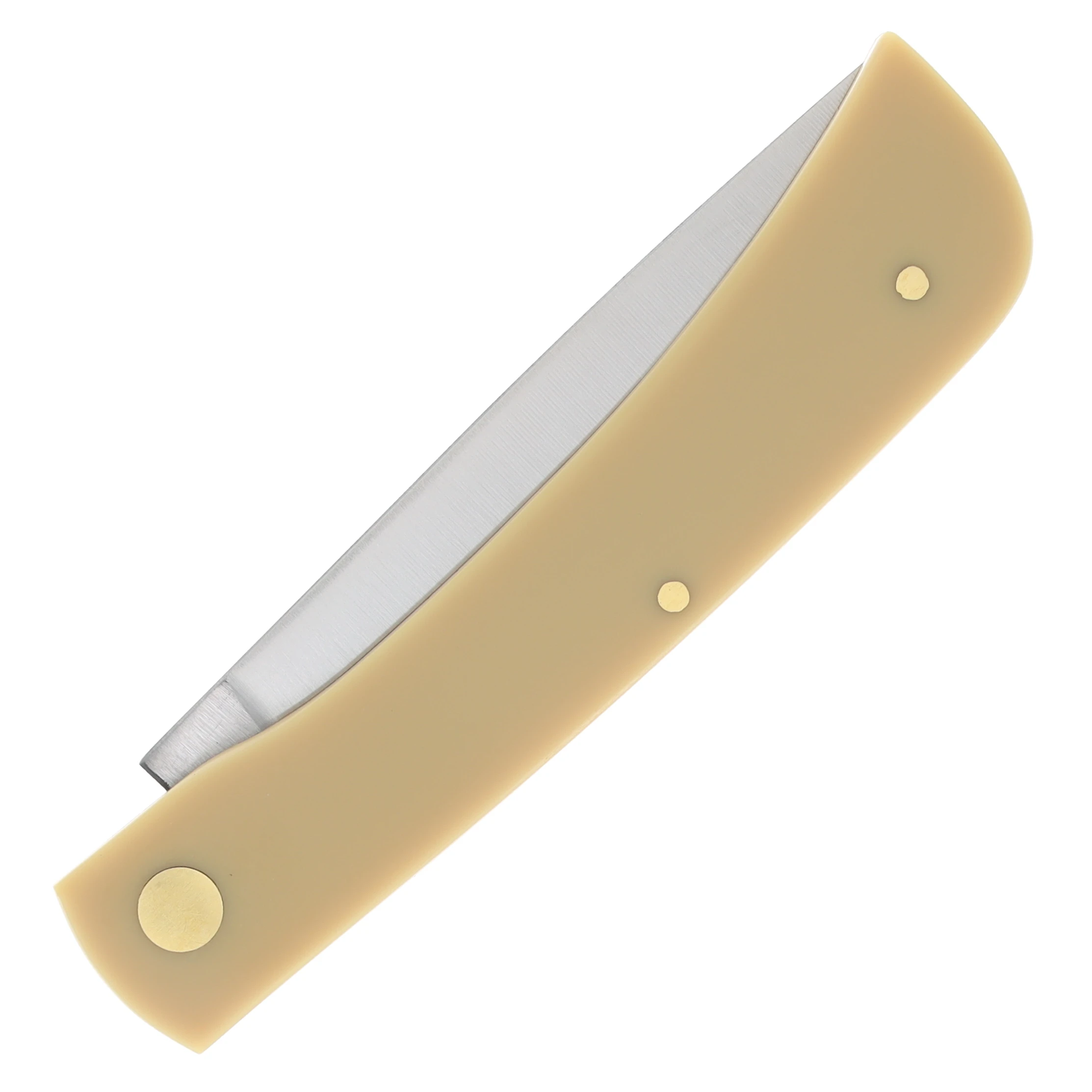 Eye Brand Clodbuster Folding Knife 3.8in Plain Edge Yellow Composition EB99Y View 6